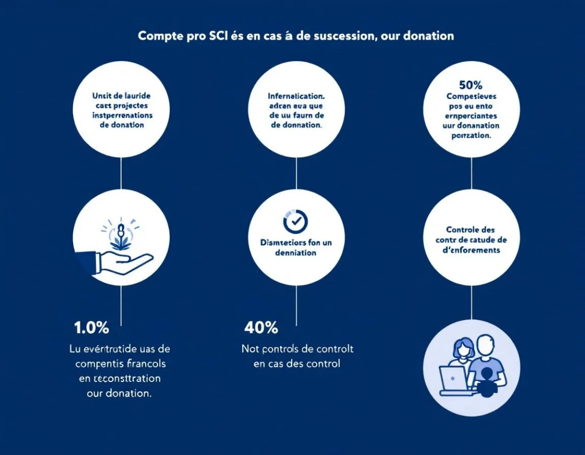 Compte pro SCI et contrôle des comptes en cas de succession ou donation